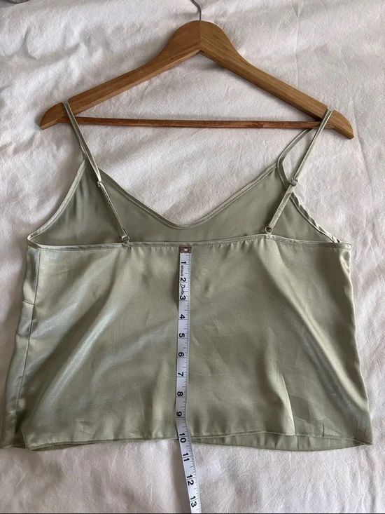 Sioro Spaghetti Strap Cami in Silver green - Picture 9 of 9